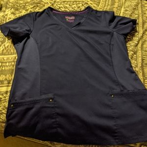 Purple label scrub top